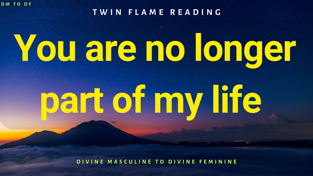 Twin flame tarot reading 😟You are no longer part of my life | DM ...
