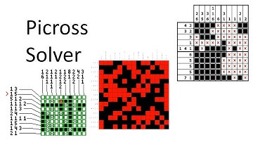 Picross - nonogram solver | Python Tkinter & TI-83 premium CE
