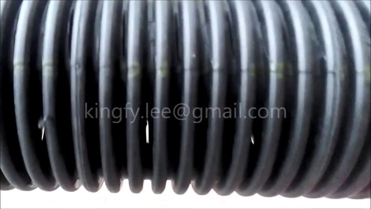 Plastic pipe perforator, Pipe holes making, Plastic corrugated pipe