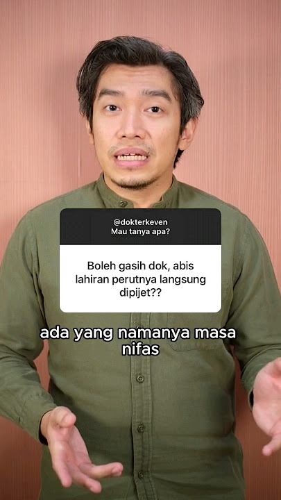 Bolehkah perut dipijat setelah lahiran? #tanyadokterkeven
