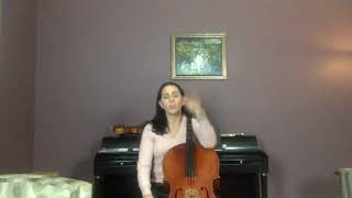 Beginning Orchestra Class video #87 cello