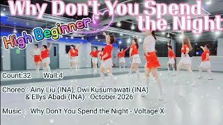 [초급] Why Don't You Spend the Night(High Beginner)Linedance #초급 강추 
