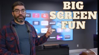 Upgrading my 83” OLED to a 120” Nothing Projector screen!