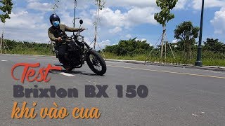 Brixton Bx 150 Test Ôm Cua - Countersteering - Test Ride Minc Motovlog