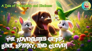 The Adventures of Pip, Luna, Sparky, and Clover | Fairy Tales | Learning English | Bedtime stories