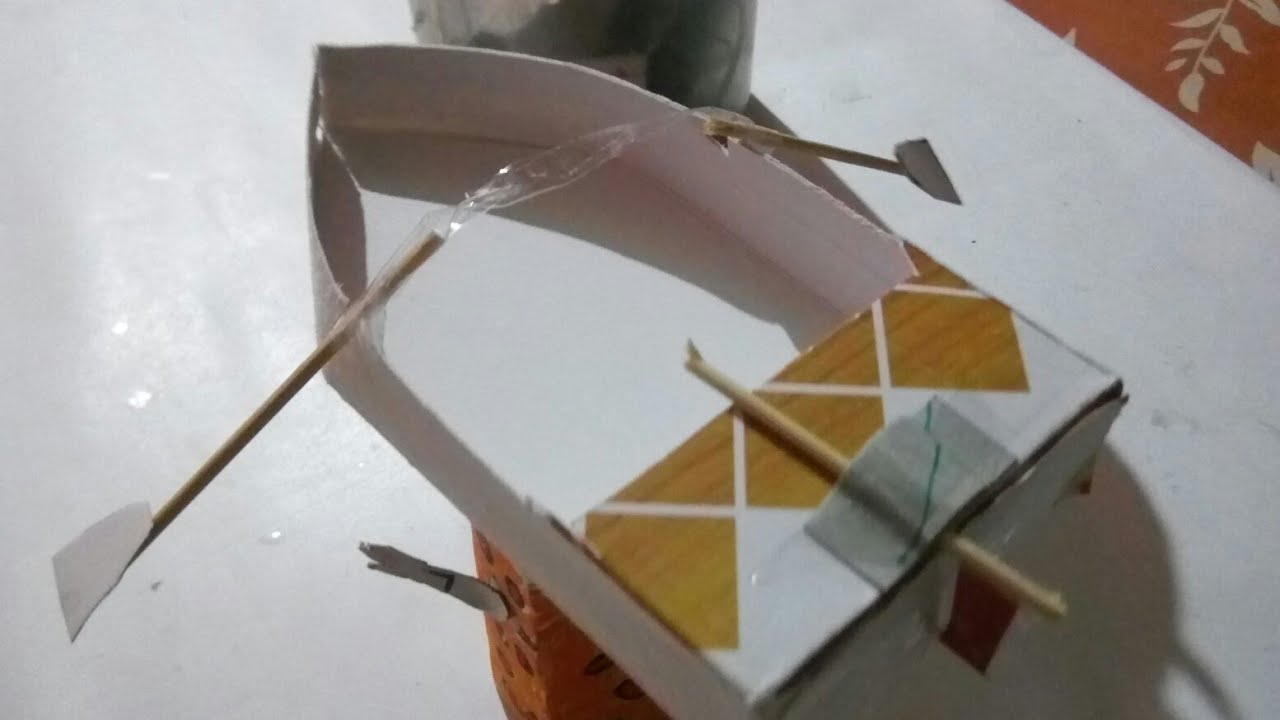 How to make a amazing boat with cardboard box YouTube