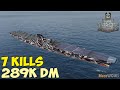 World of WarShips | Hakuryū | 7 KILLS | 289K Damage - Replay Gameplay 4K 60 fps