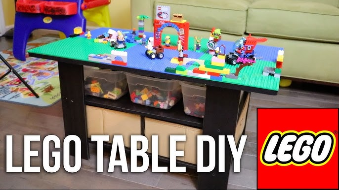 DIY Sliding Lego Table Keeps All Those Bricks in One Place