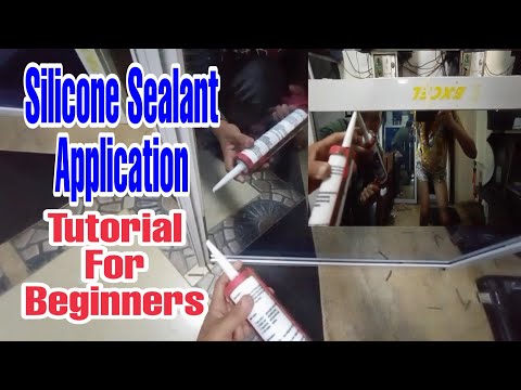 How To Apply Silicone Sealant For Glass Panel Like a Pro/Tips For