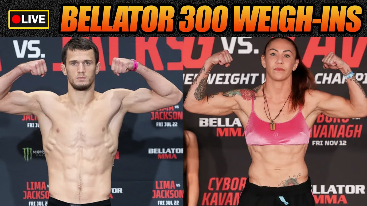 🔴Bellator 300 LIVE Weigh-In's & Live Chat