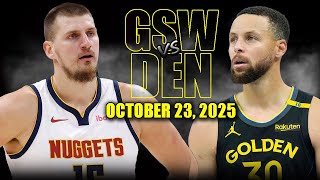 Download Lagu Golden State Warriors vs Denver Nuggets Full Game Highlights - October 23, 2025 | NBA Season MP3 Download Lagu Golden State Warriors vs Denver Nuggets Full Game Highlights - October 23, 2025 | NBA Season MP3