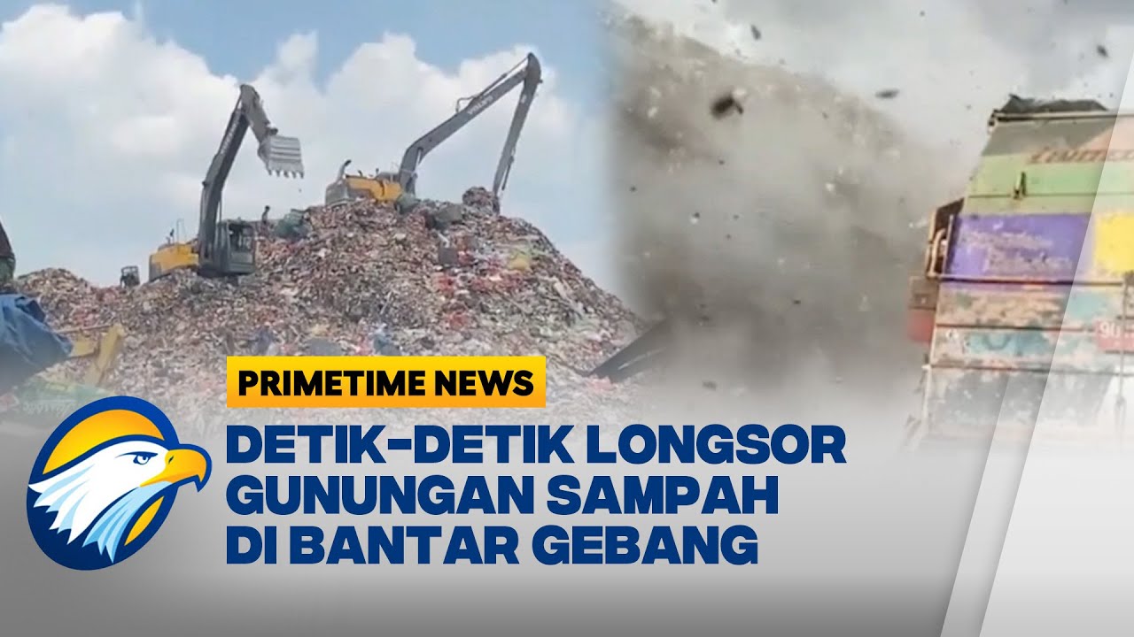 Gunungan Sampah TPST Bantar Gembang Alami Longsor  - [Primetime News]