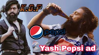 rocking star yash new ad pepsi  ADVERTISEMENT | pepsi rise up baby x yash | #trending #yash