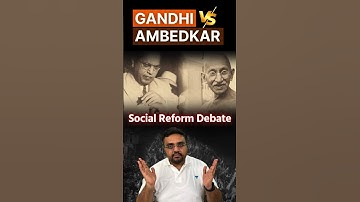 Gandhi vs Ambedkar: The Untold Social Reform Battle | UPSC History by Pratik Nayak