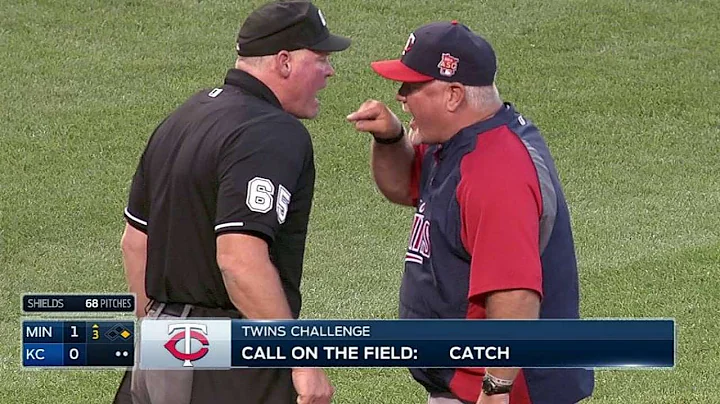 MIN@KC: Gardenhire ejected after arguing review call