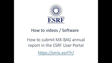 How to submit MX-BAG annual report