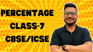 Introduction to Percentage | Class-7 | ICSE | CBSE | CUCET/DUCET | Ep-1 | Quants | CTET | UPTET |