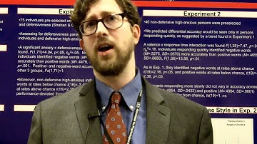 APS Convention Video Blog: Depressed and Anxious Persons Inhibit Positive Information