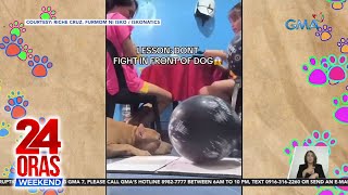 Pitbull na pinutok ang mga lobo ng nagkukulitang fur parents, good vibes ang... | 24 Oras Weekend