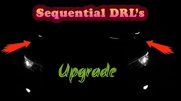 Infiniti Q50 sequential DRL Turn Signal Upgrade DIY
