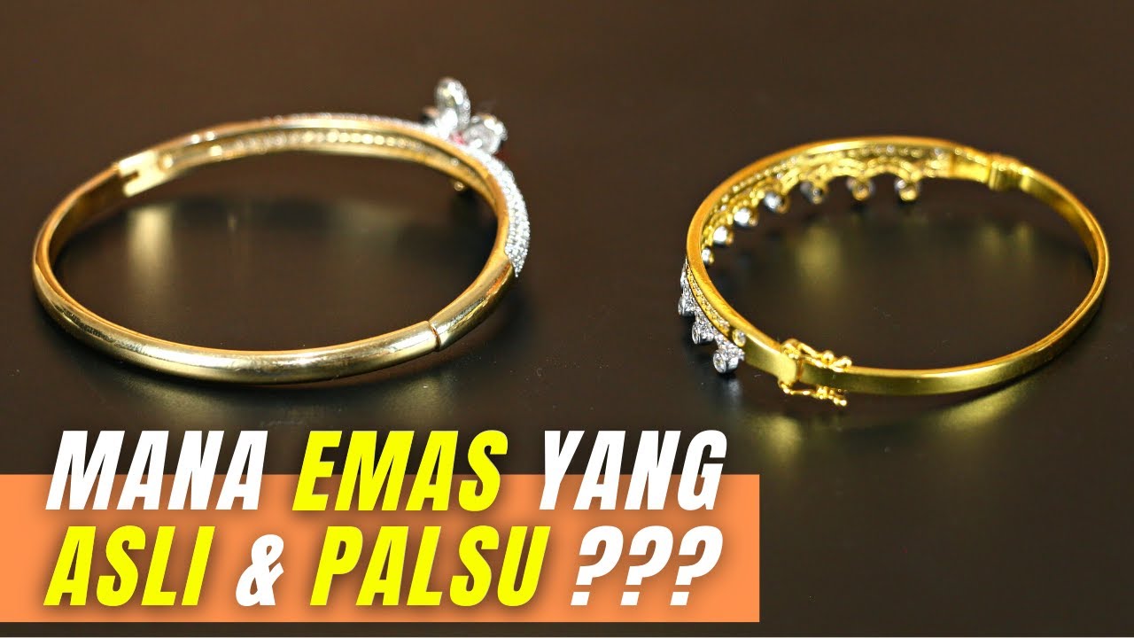 Emas asli jika dibakar