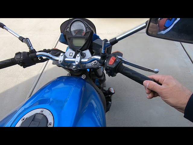 7/8 Hand Grps Handle Bar Ft For Suzuk SV650 SV1000 GSXR600 GSXR750