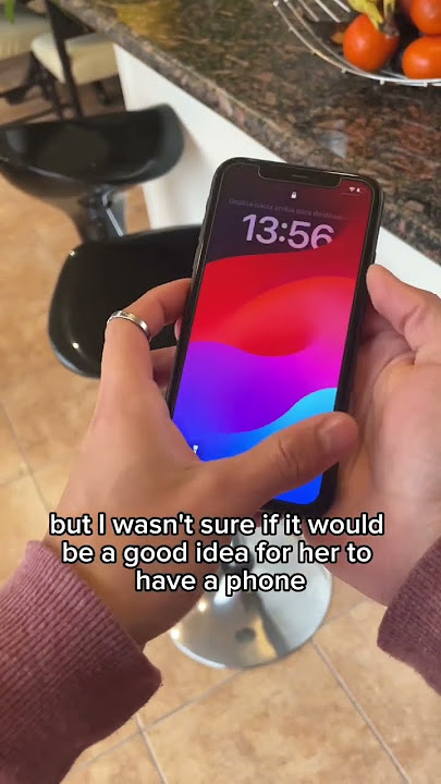 The perfect phone for kids 💕 #iphone #smartphone #miniphone #tech #phone #mobilephone #apple