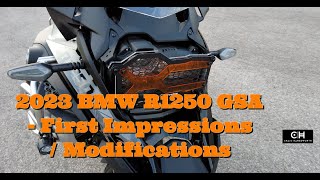 2023 BMW R1250 GSA First Impressions / Modifications by Craig Hanesworth 6,463 views 1 year ago 10 minutes, 11 seconds