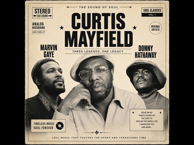 【sho】DONNY HATHAWAY + MARVIN GAYE Curtis Mayfield • Marvin Gaye • Donny Hathaway (1972) — Soul