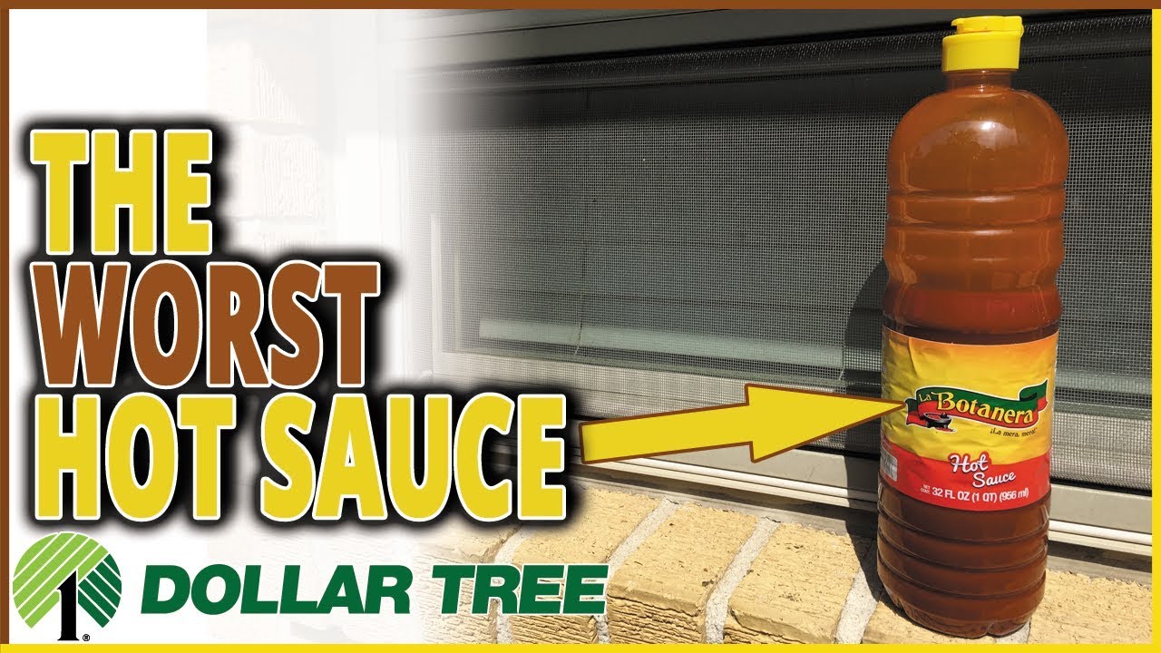 The World's Worst Hot Sauce La Botanera Hot Sauce from Dollar Tree YouTube