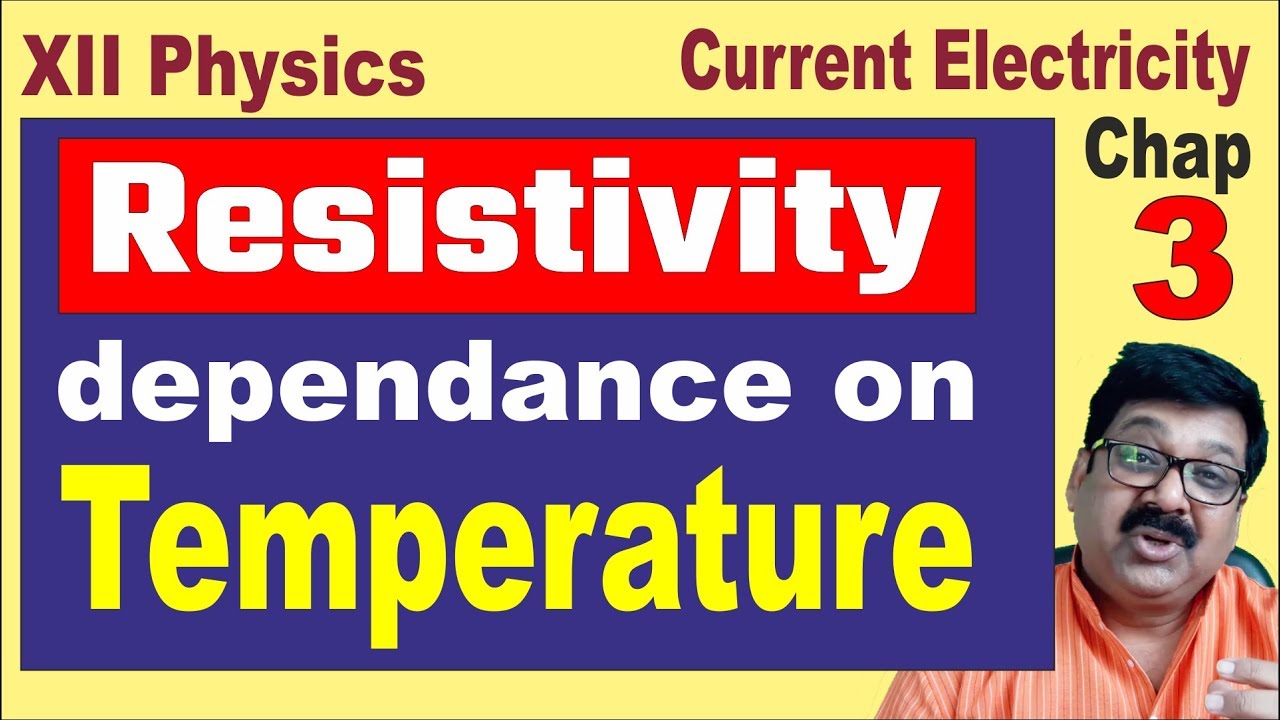 3.12 Resistivity dependance on temperature Resistivity Hindi
