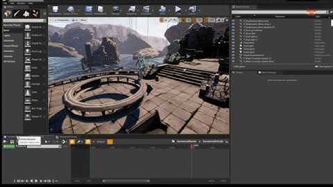 004.- Sequencer, Cinemáticas en UE4. Aplicar Partículas y animaciones