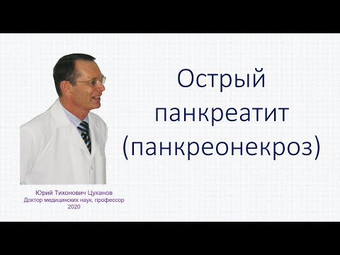 Острый панкреатит (панкреонекроз): классика и современность. Лекция для врачей