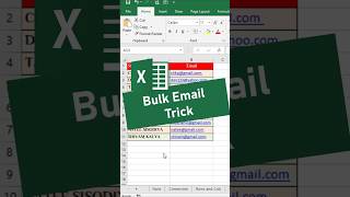 📧 Send Bulk Emails in Seconds 💥 | Excel Magic Trick ✨
