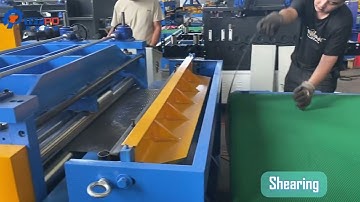 Fully Automatic Galvanized Steel Plate Embossing Leveling and Shearing Production Line