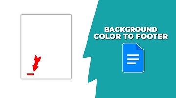 How to add background color to footer in Google Docs