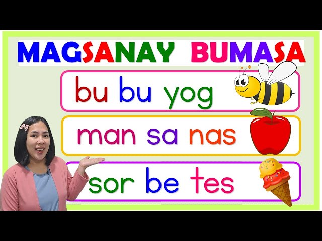 FILIPINO READING LESSON | Magsanay at Matutong bumasa | Pagpapantig | Teacher Aya Online Tutor class=