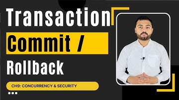 Transaction  | Commit OR Rollback in DBMS in Urdu/Hindi