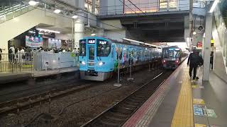 323系RS15編成 USJマリオラッピング 大阪駅発車