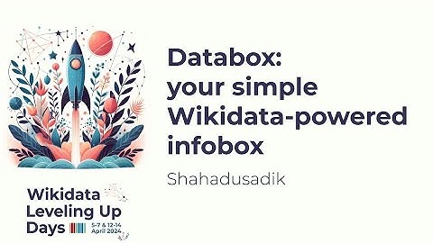 Databox: your simple Wikidata-powered infobox (Wikidata Leveling Up Days 2024)