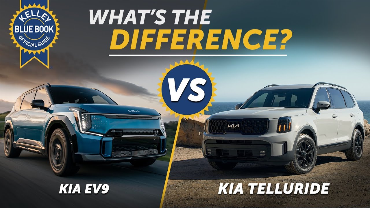 2024 Kia EV9 vs. 2024 Kia Telluride Comparison - Kelley Blue Book