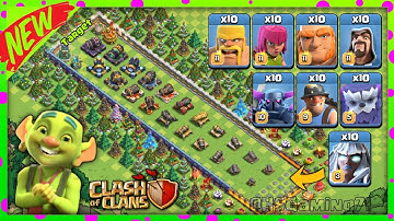 Max 10x Elixir Troops VS Different Level Cannon || Home Village || Clash Of Clans