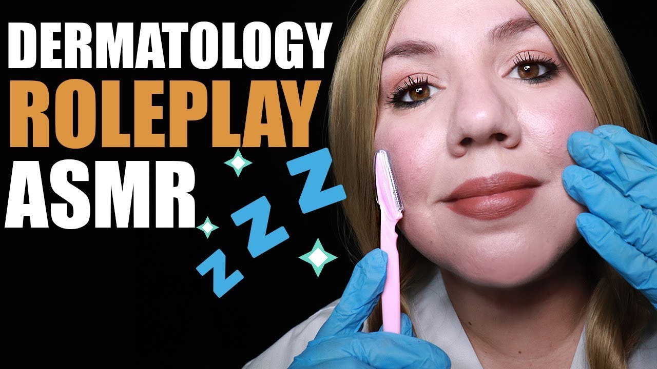 ASMR DERMATOLOGIST Face SHAVING 💆 Dermaplaning 💆 SOFT TALK