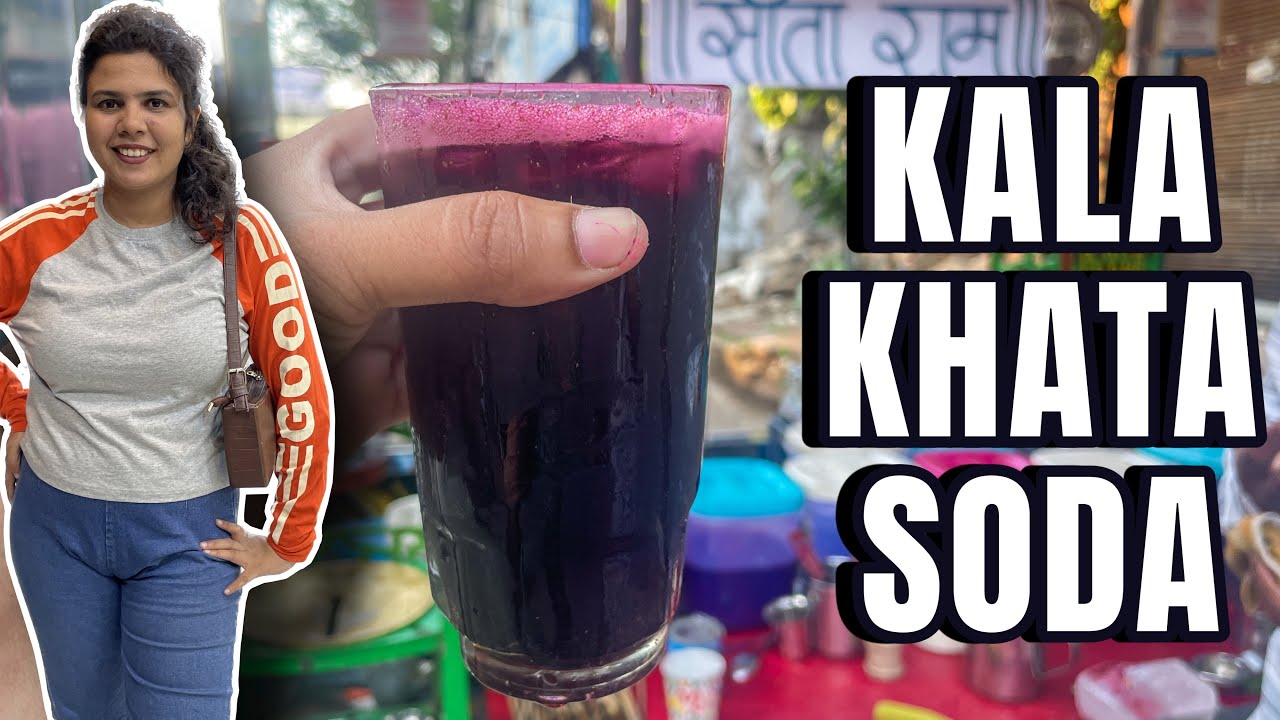 Summer Unique drink Kala khatta soda best drink in Nagpur ₹60