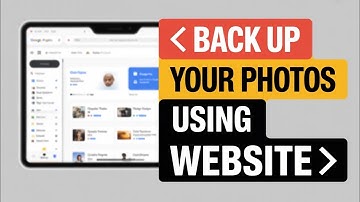 How to backup photos in Google photos website||Android tips