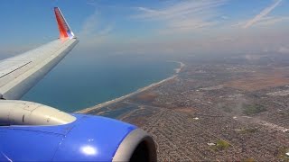 Southwest Flight WN 1791 (SFO-SNA) Landing in Orange County (N927WN)