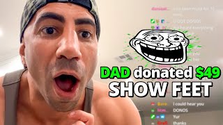 trolling streamers with AWFUL donations