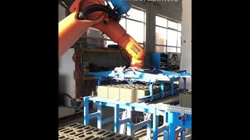 Robot brick palletizing EOAT