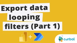 export power bi data to different files based on categoryid with power automate