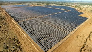 Drone  Red Rock Solar Plant Construction Video